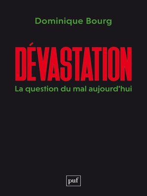 cover image of Dévastation